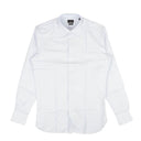 Light Blue Chevron Woven Dress Shirt