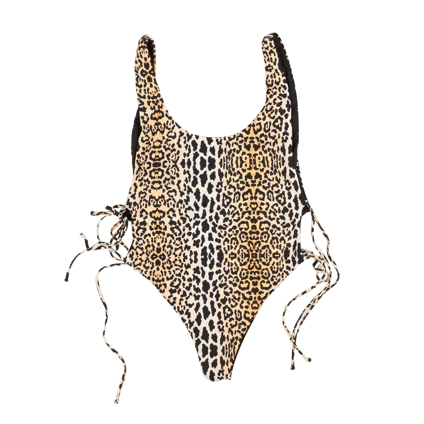 Reine Olga Leopard One Piece Swimsuit - Black/Brown