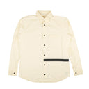 Cream Ultrasound Taped Dress Shirt