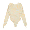 Maisie Wilen Bodysuit - Beige/Blue