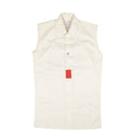 Xander Zhou Sleeveless Button Down Shirt - White