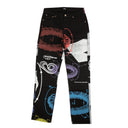 Msfts Rep Straight Jeans - Black/Multi