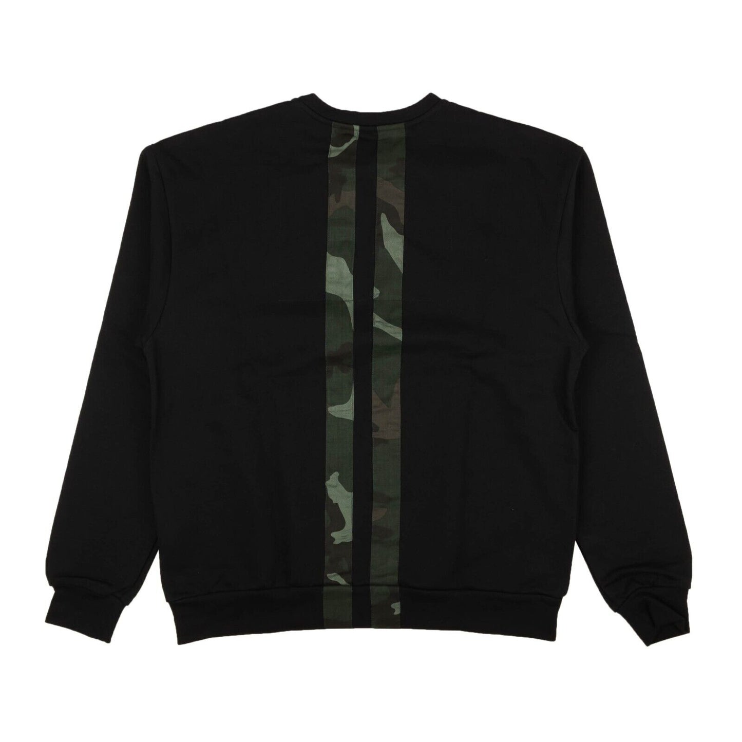 Pyer Moss Camo Stripes Crewneck Sweatshirt - Black/Green