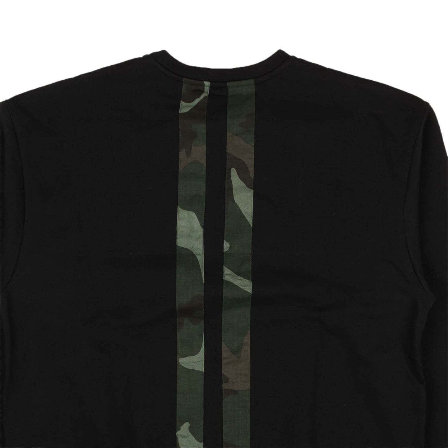 Pyer Moss Camo Stripes Crewneck Sweatshirt - Black/Green