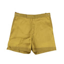 Bronze And Green Organza Silk Shorts