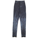 Palomo Sequined Beaded Leggings - Blue/Green