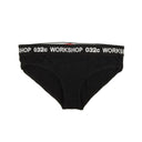 032C Classic Text Briefs - Black