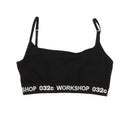 032C Logo Classic Bralette - Black