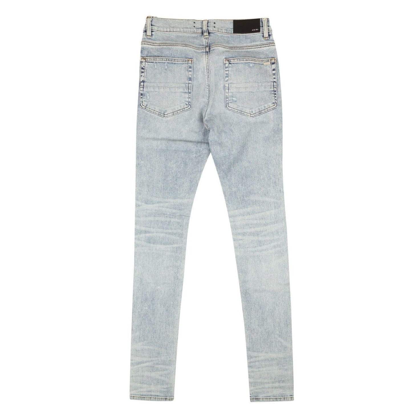 Amiri Pajama Art Patch Jeans - Blue