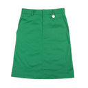 Green Straight Pencil Skirt