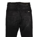 Black Distressed MX1 Bandana Skinny Jeans