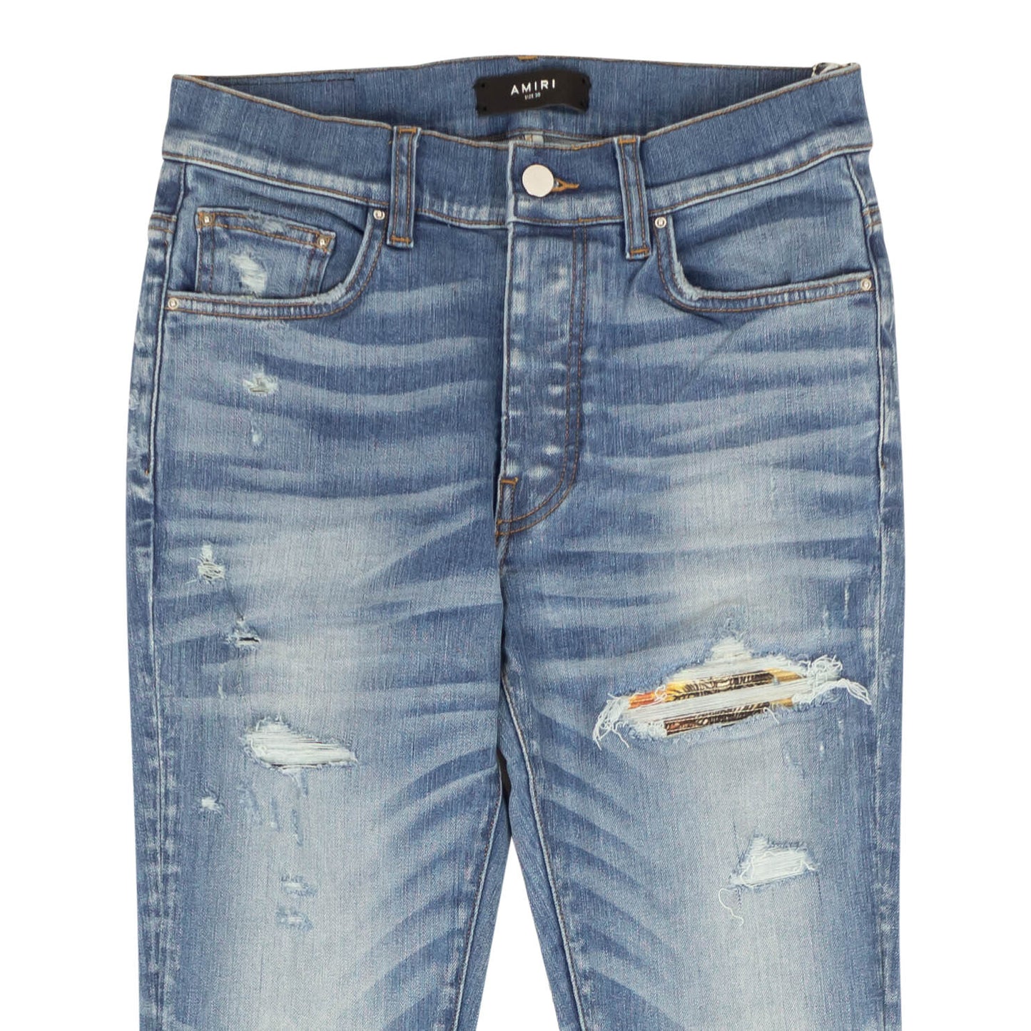 Amiri Aloha Mx1 70'S Straight-Fit Jeans - Indigo