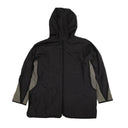 Byborre Black Hooded Hg5 Knit Sides Jacket