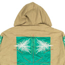 Blue And Grey Embroidery Body Cagoule Sweater