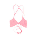 Wurst Croossed Back Bra - Pink