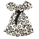 Rodarte Cloque Swirl Dress - Black/White