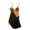 Nensi Dojaka Nude Silk Blend Triangle Bra - Nude