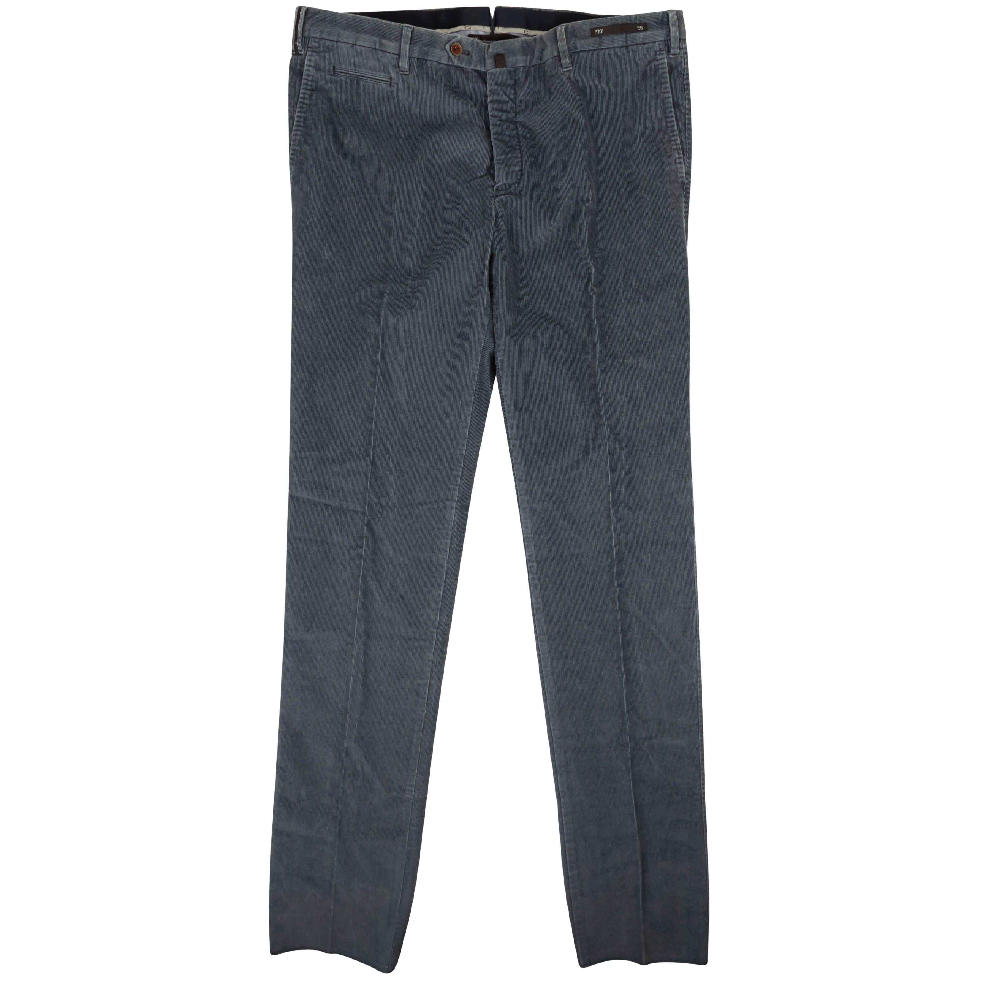 Pantaloni Torino Slim Fit Stretch Corduroy Pants - Blue
