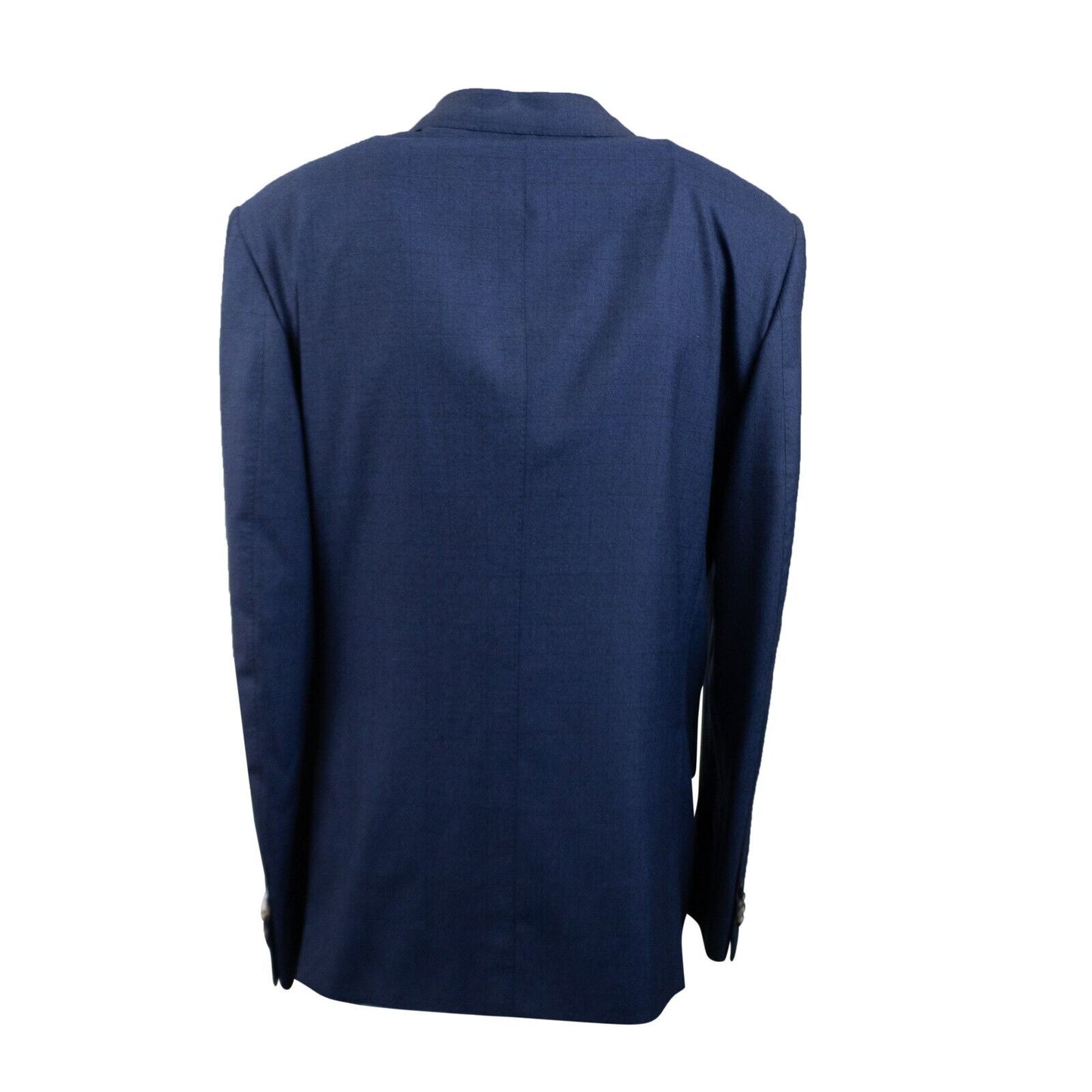 Navy Wool Single Breasted Suit