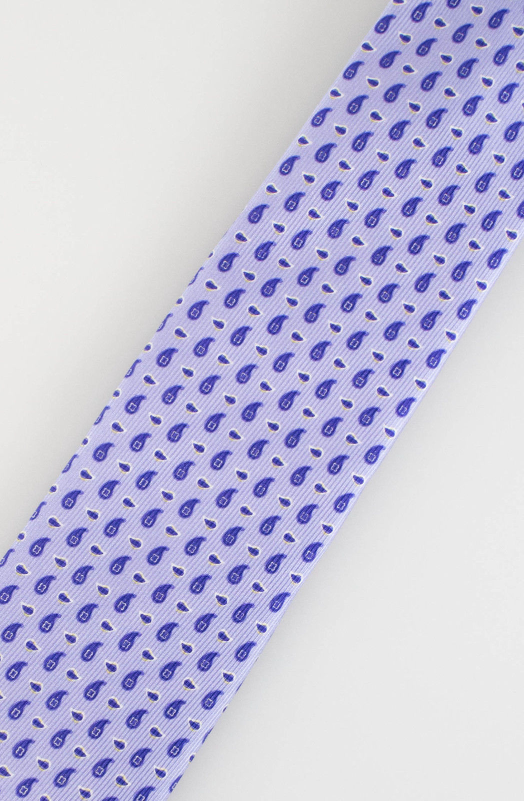 Battisti Napoli Paisley Pattern Neck Tie - Purple