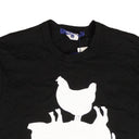 Junya Watanabe Man "Pigs And Chickens" T-Shirts - Black
