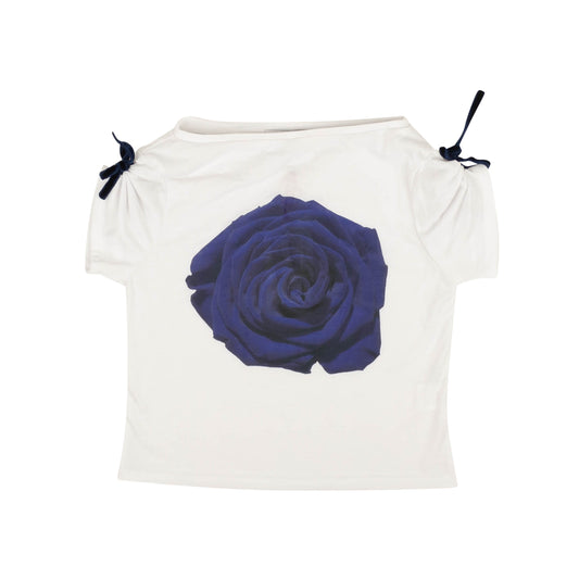 Steve Smith Sos Rose Short Sleeve T-Shirt - White/Blue
