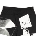 Msfts Rep Suit Short Swonprint - Black/White