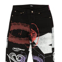 Msfts Rep Straight Jeans - Black/Multi