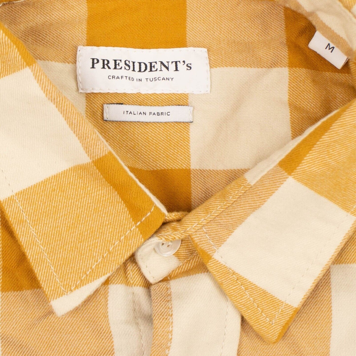 President'S Shirt Chatham Softflanella Check Washed - Curry