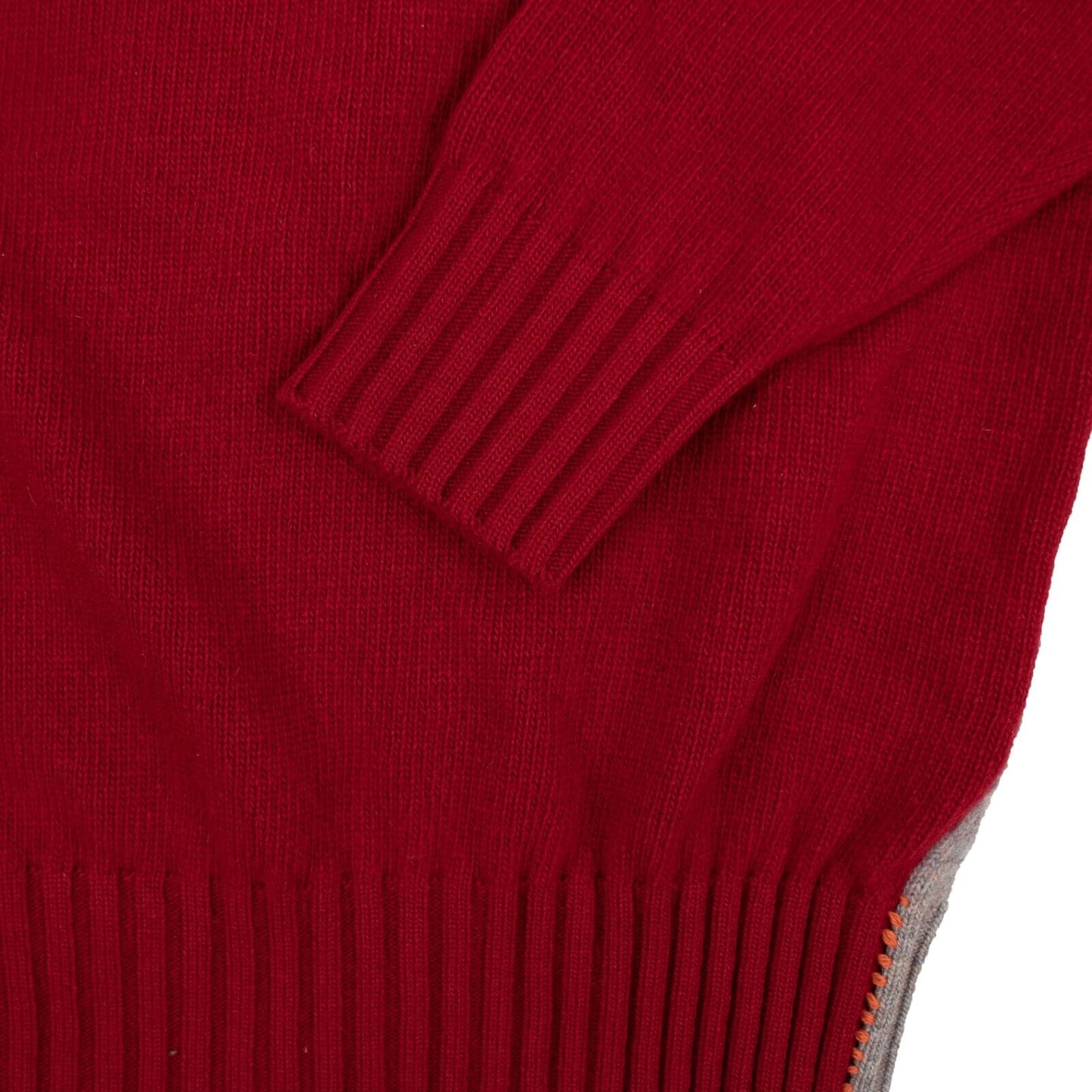 President'S Crew Multicolor Wool - Red