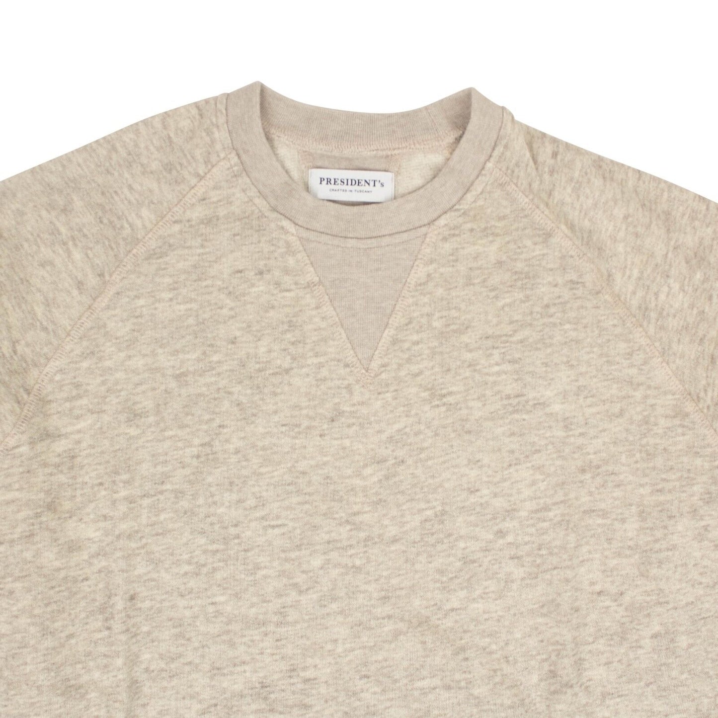 President'S Crew Yak Wool Sweater - Beige