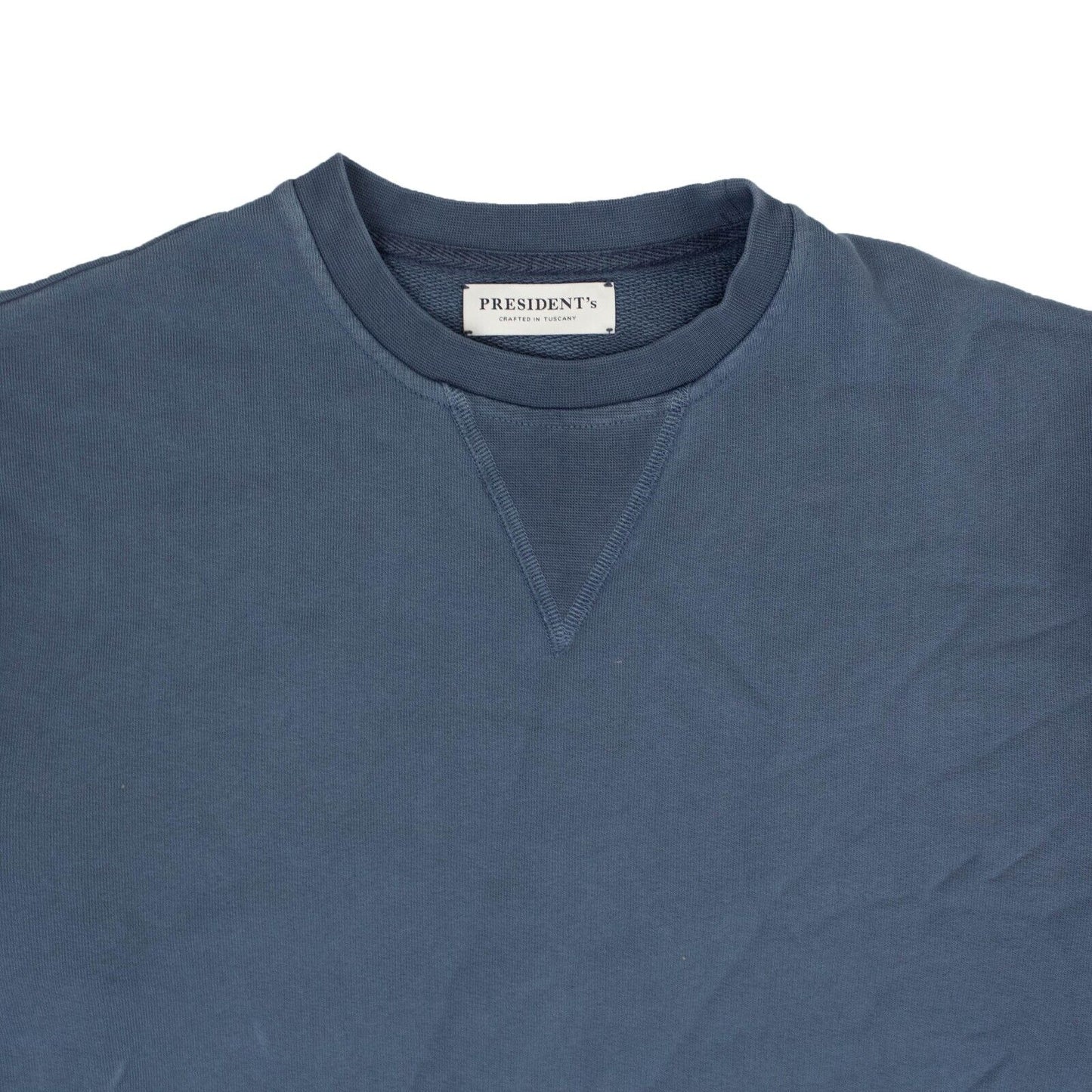 President'S Crew Organic Sweater - Blue