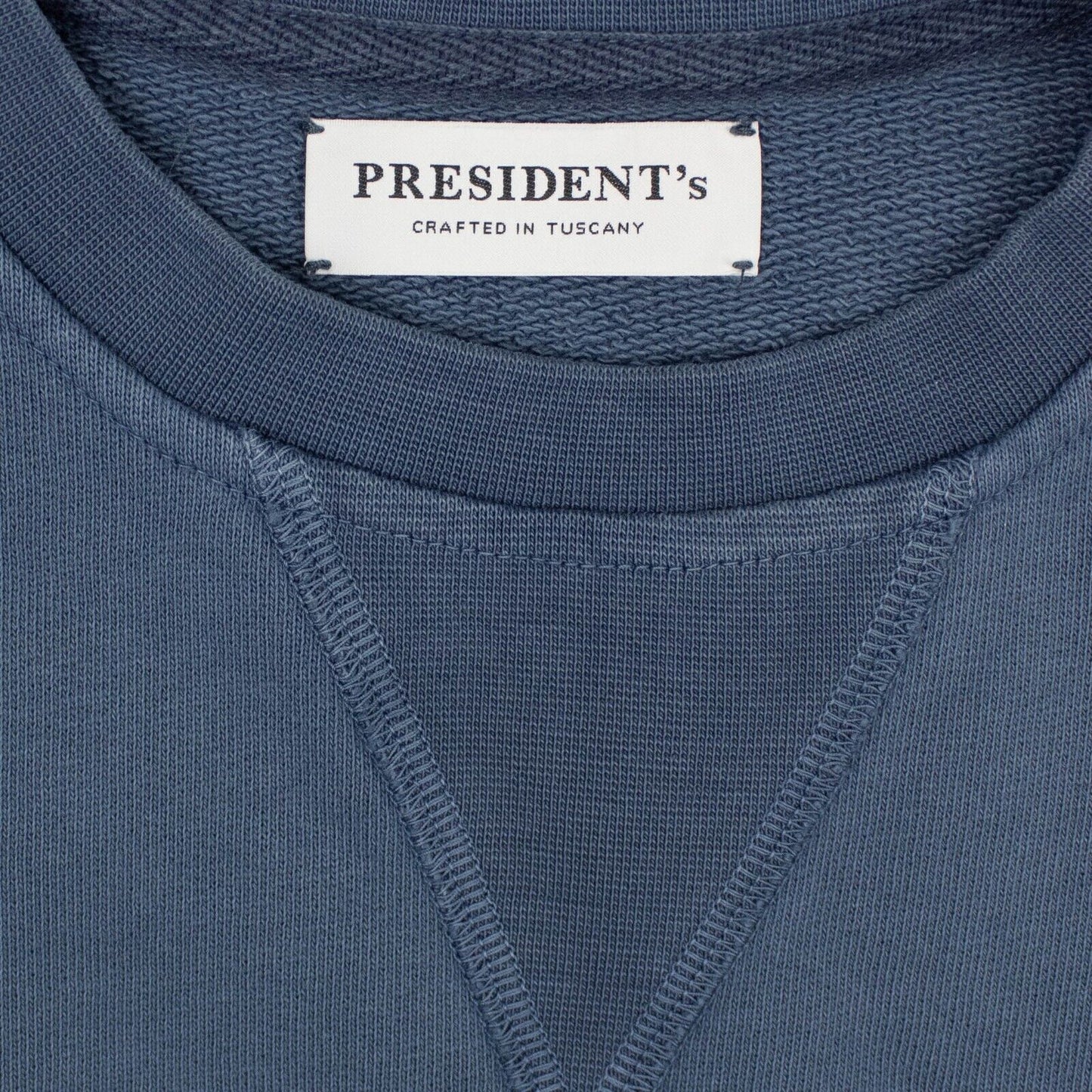President'S Crew Organic Sweater - Blue