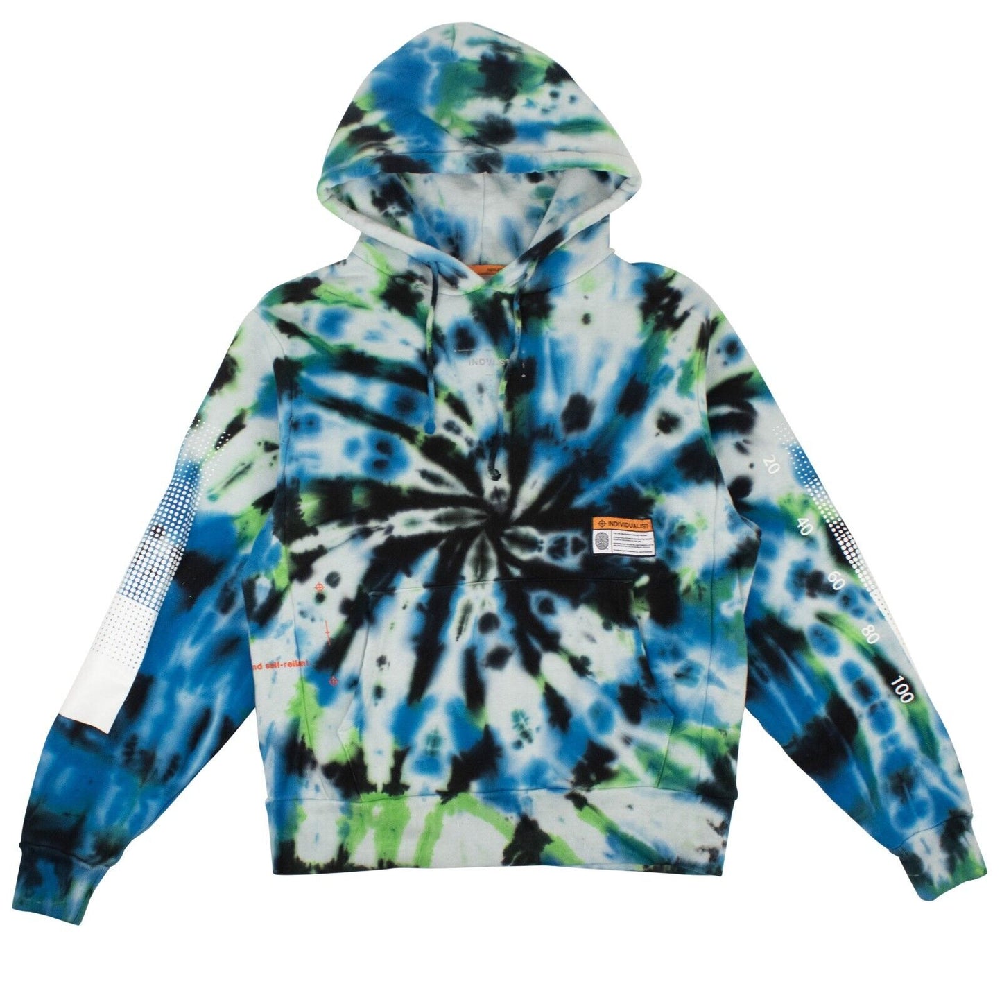 Indvlst Test Bar Logo Hoodie - Tie-Dye