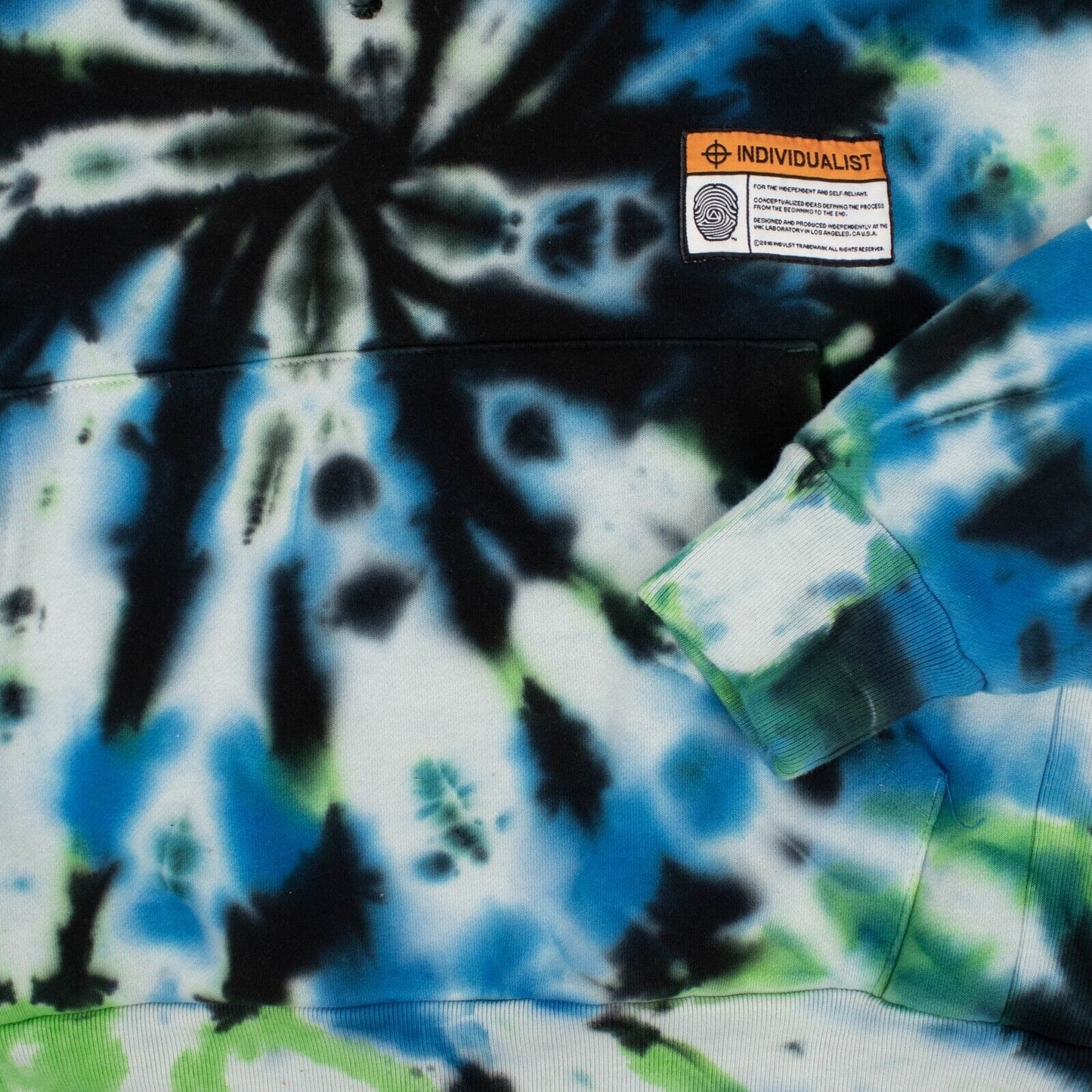 Indvlst Test Bar Logo Hoodie - Tie-Dye