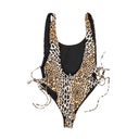 Reine Olga Leopard One Piece Swimsuit - Black/Brown