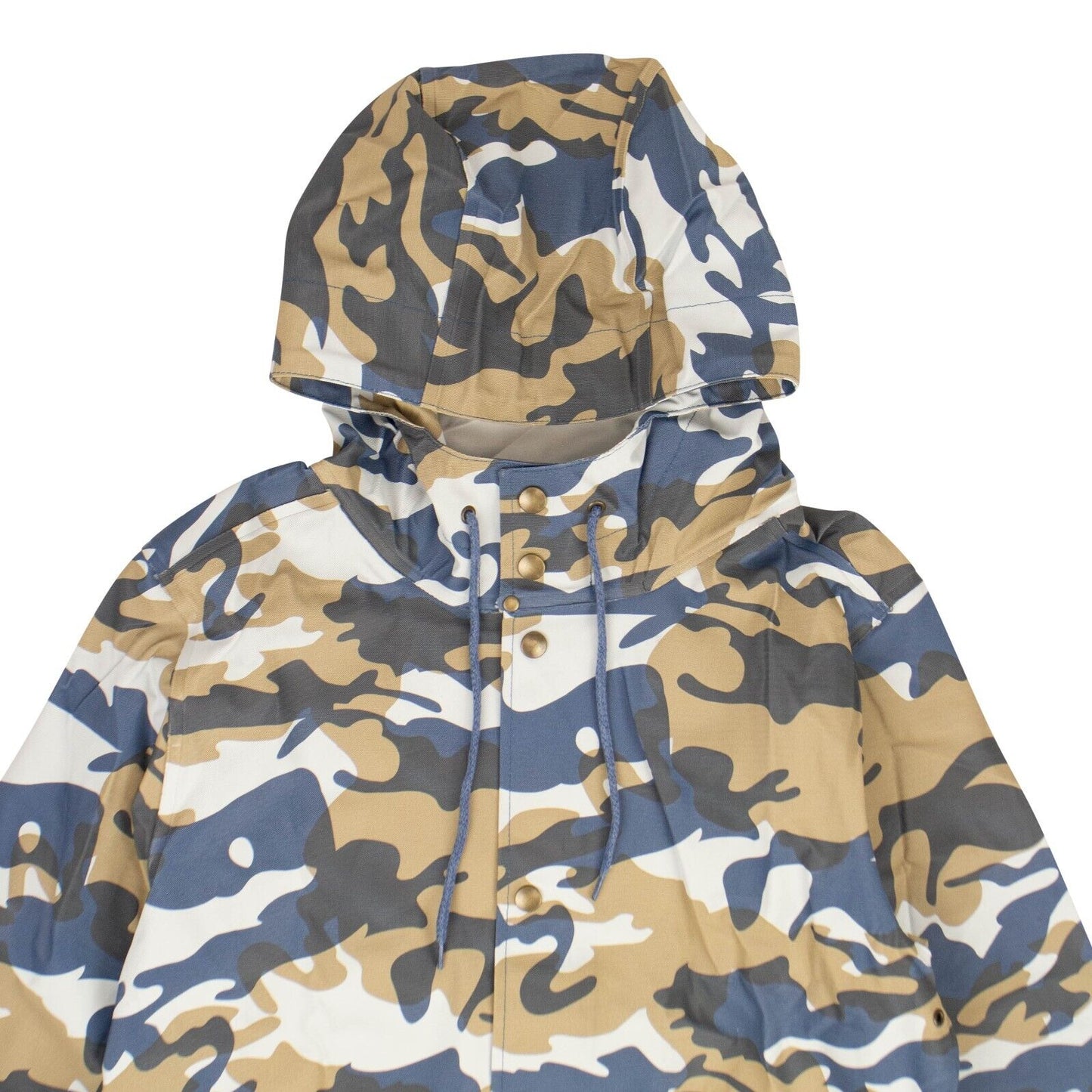 Stutterheim Stockholm Ds Denim Camo Raincoat - Camo