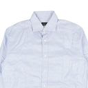 Light Blue And White Houndstooth Dress Shirt