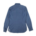 Blue Denim Button Down Dress Shirt