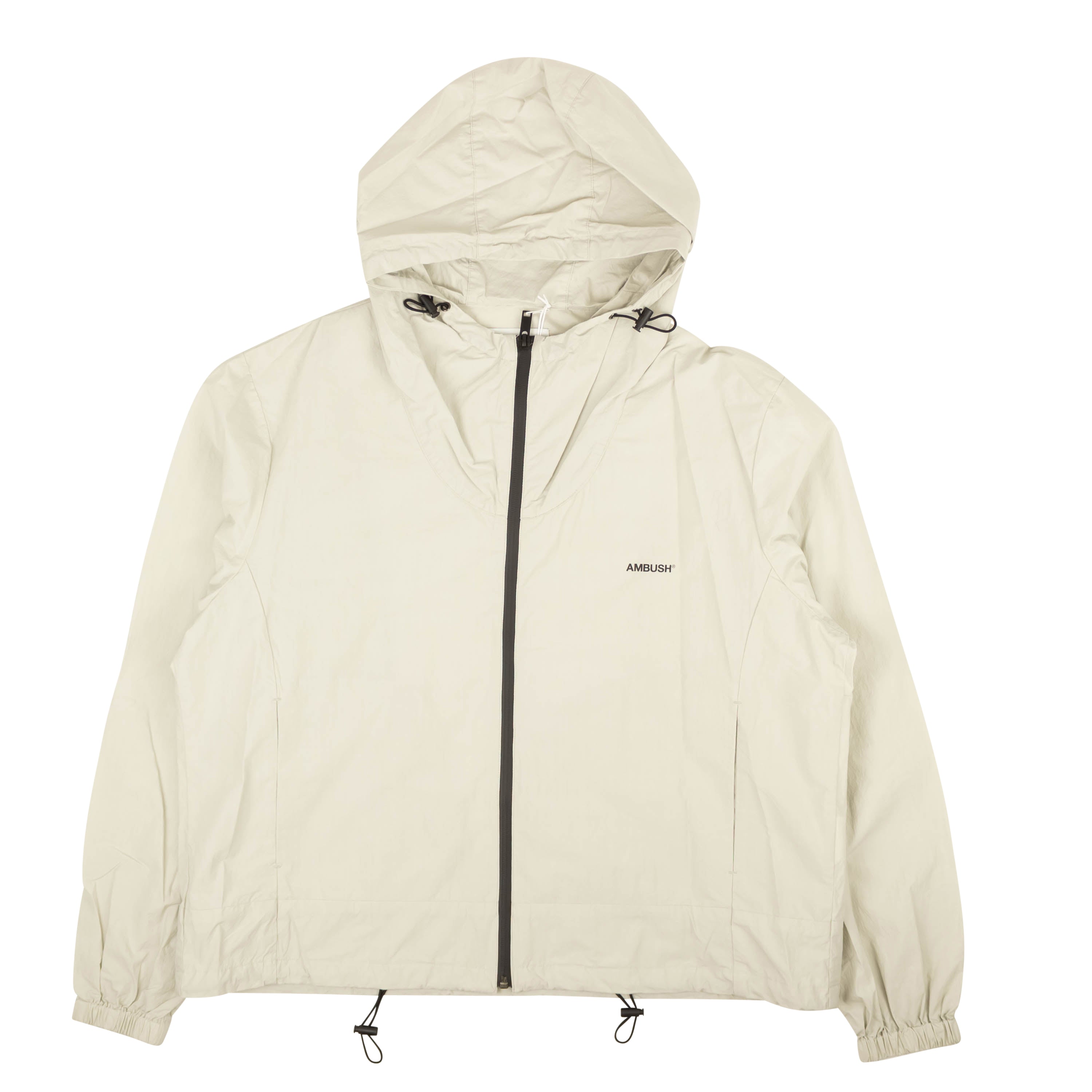 Ambush Full Zip Windbreaker - Light Gray - 1nventory