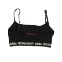 032C Logo Classic Bralette - Black
