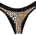 Reine Olga Leopard Wilson Bikini Bottoms - Black/Orange