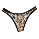 Reine Olga Leopard Wilson Bikini Bottoms - Black/Orange