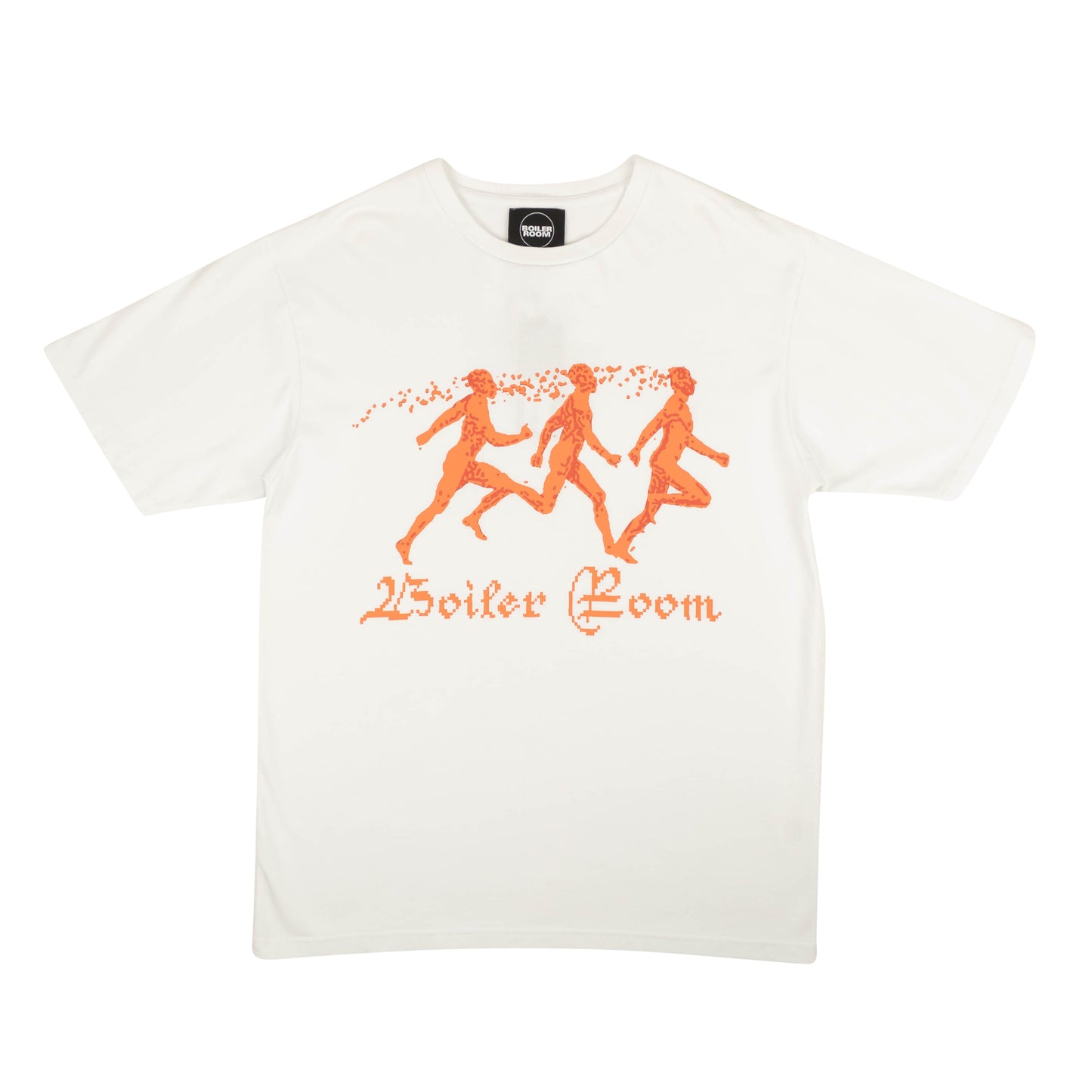 Boiler Room Rrunners Short Sleeve T-Shirt - White