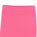 Neon Pink Ribbed Miniskirt