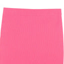 Neon Pink Ribbed Miniskirt