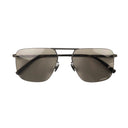 Reine Olga Olga Masao Square Wire Sunglasses - Black