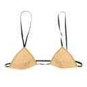 Nensi Dojaka Nude Silk Blend Triangle Bra - Nude