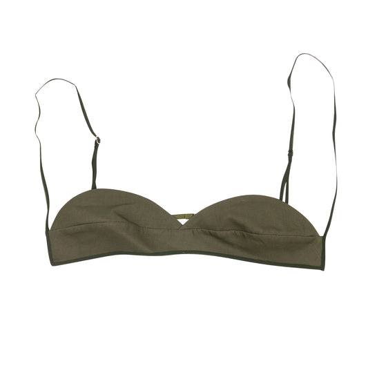 Nensi Dojaka Green Silk Blend Bra - Green