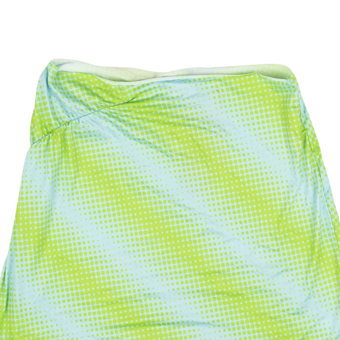 Maisie Wilen Ruched Miniskirt - Green/Blue